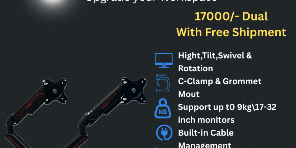 ETHU DUAL Monitor Arm