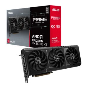 ASUS PRIME AMD Radeon RX 9070 XT 16GB GDDR6 OC Gaming Graphics Card