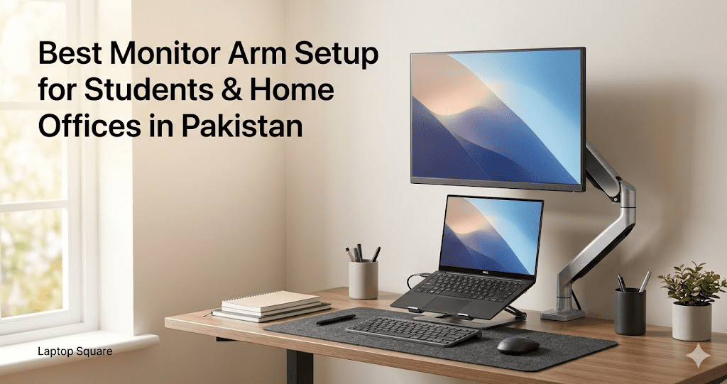 Best Monitor Arm Setup for Students and Home Offices in Pakistan