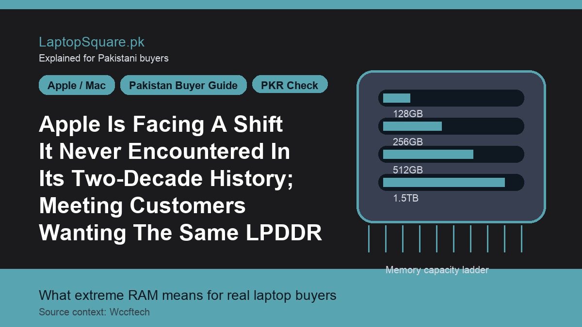 Apple Is Facing A Shift It Never Encountered In Its Two-Decade History; Meeting Customers Wanting The Same LPDDR Memory, But At Higher Margins