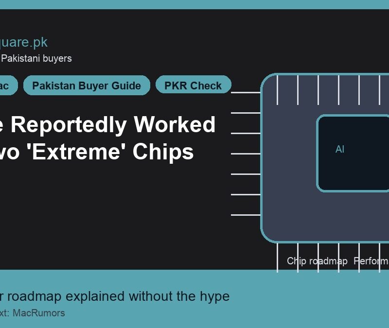 Apple Reportedly Worked on Two 'Extreme' Chips 5 Apple Reportedly Worked on Two 'Extreme' Chips - LaptopSquare Pakistan buying guide