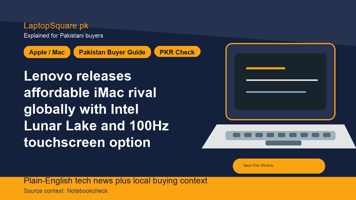 Lenovo releases affordable iMac rival globally with Intel Lunar Lake and 100Hz touchscreen option