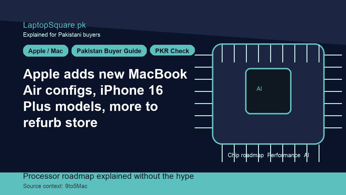 Apple adds new MacBook Air configs, iPhone 16 Plus models, more to refurb store