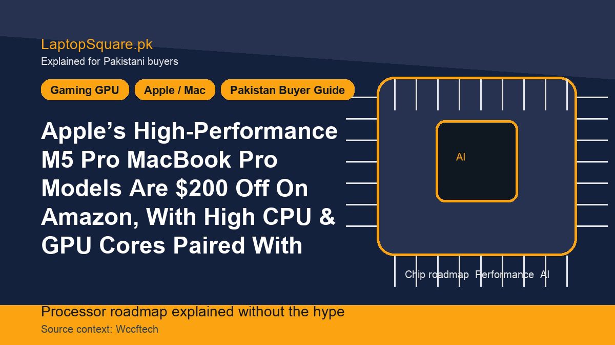 Apple’s High-Performance M5 Pro MacBook Pro Models Are $200 Off On Amazon, With High CPU & GPU Cores Paired With 24GB Unified RAM And A 1TB SSD