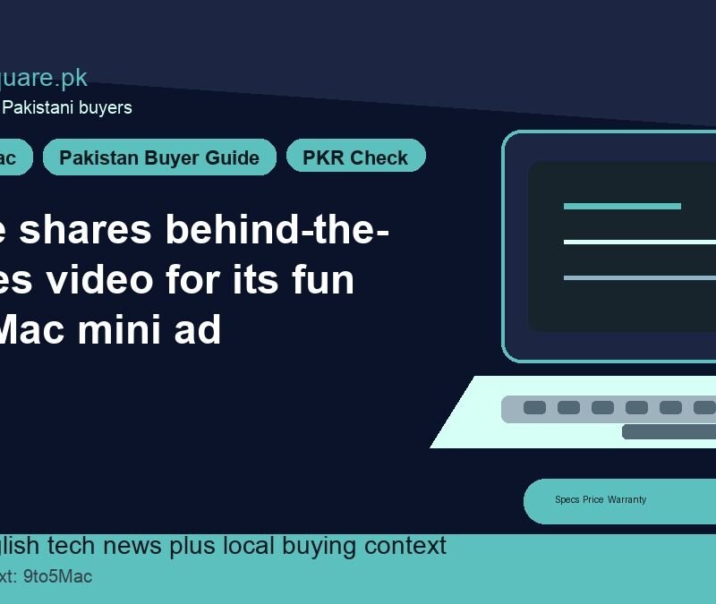 Apple shares behind-the-scenes video for its fun new Mac mini ad 9 Apple shares behind-the-scenes video for its fun new Mac mini ad - LaptopSquare Pakistan buying guide