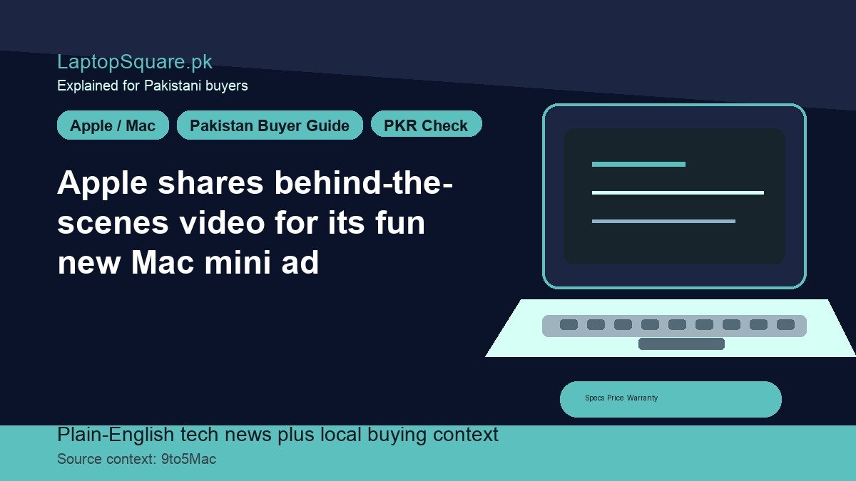 Apple shares behind-the-scenes video for its fun new Mac mini ad