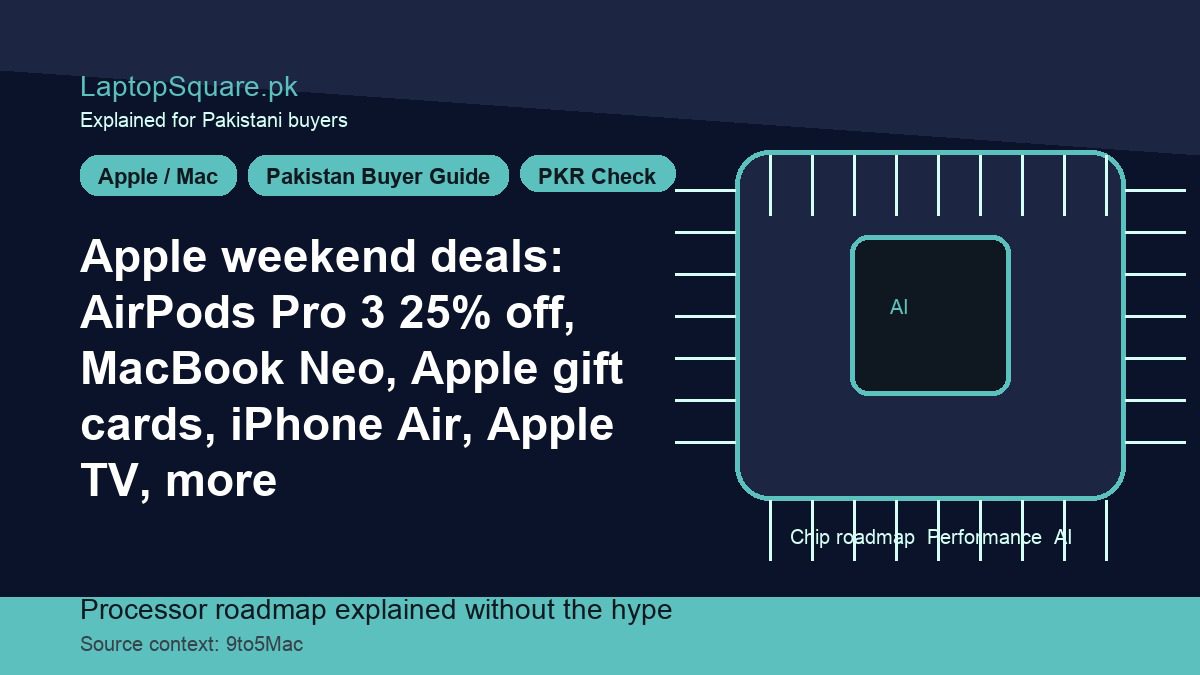 Apple weekend deals: AirPods Pro 3 25% off, MacBook Neo, Apple gift cards, iPhone Air, Apple TV, more