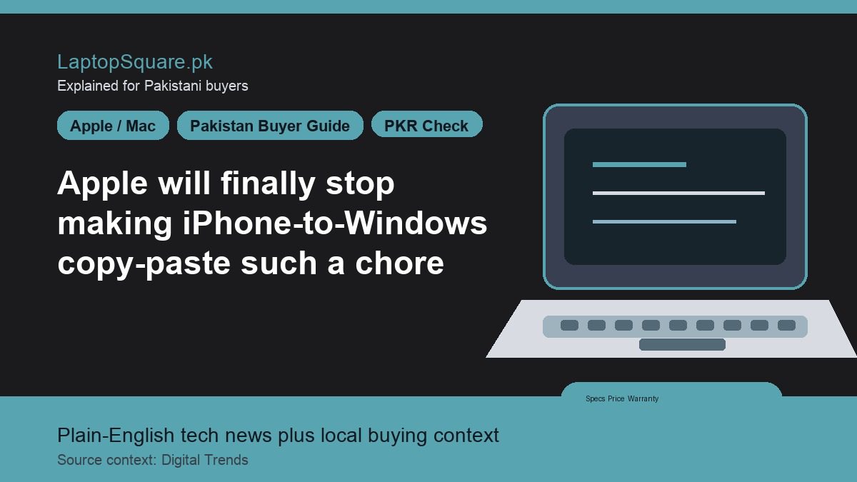 Apple will finally stop making iPhone-to-Windows copy-paste such a chore