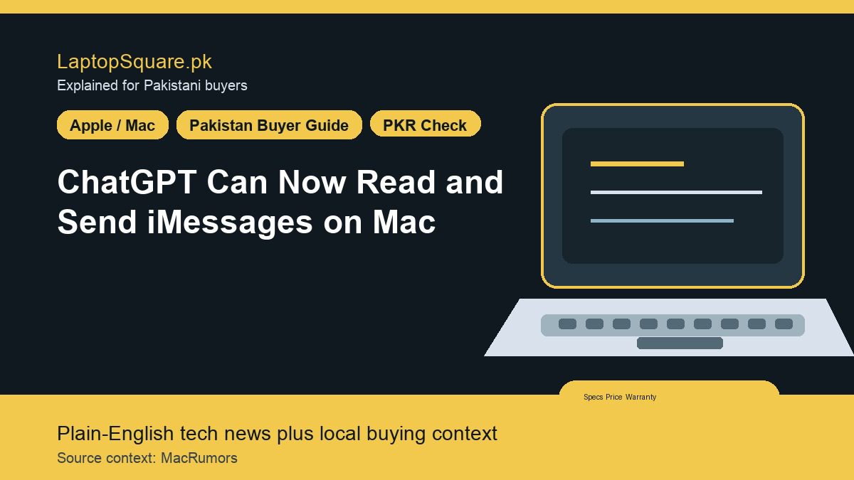 ChatGPT Can Now Read and Send iMessages on Mac