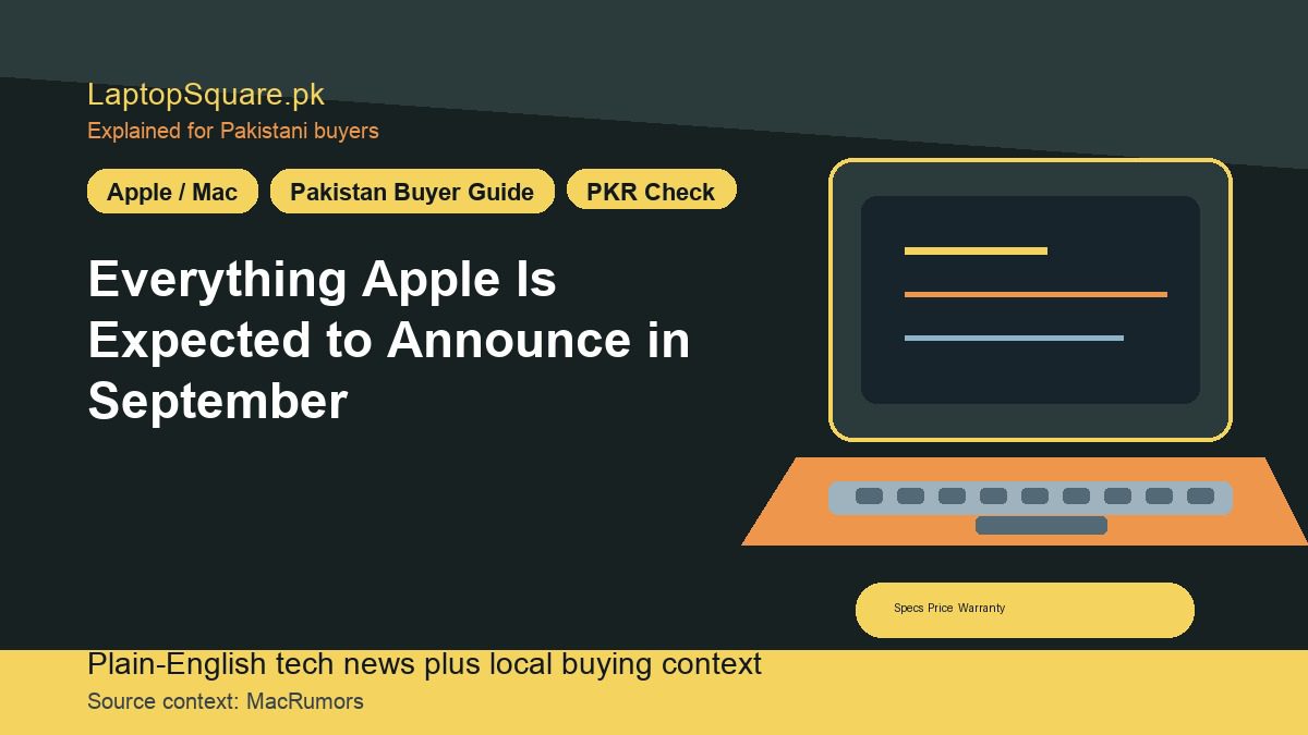 Everything Apple Is Expected to Announce in September