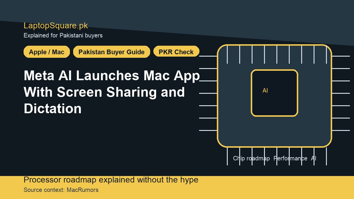 Meta AI Launches Mac App With Screen Sharing and Dictation