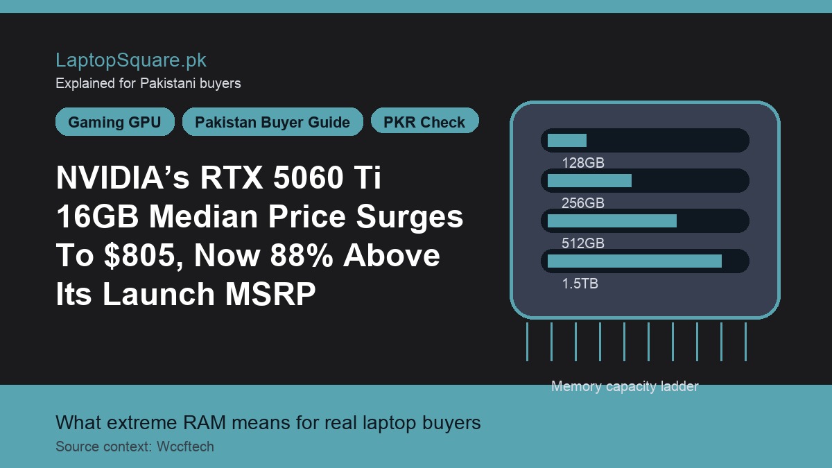 NVIDIA’s RTX 5060 Ti 16GB Median Price Surges To $805, Now 88% Above Its Launch MSRP