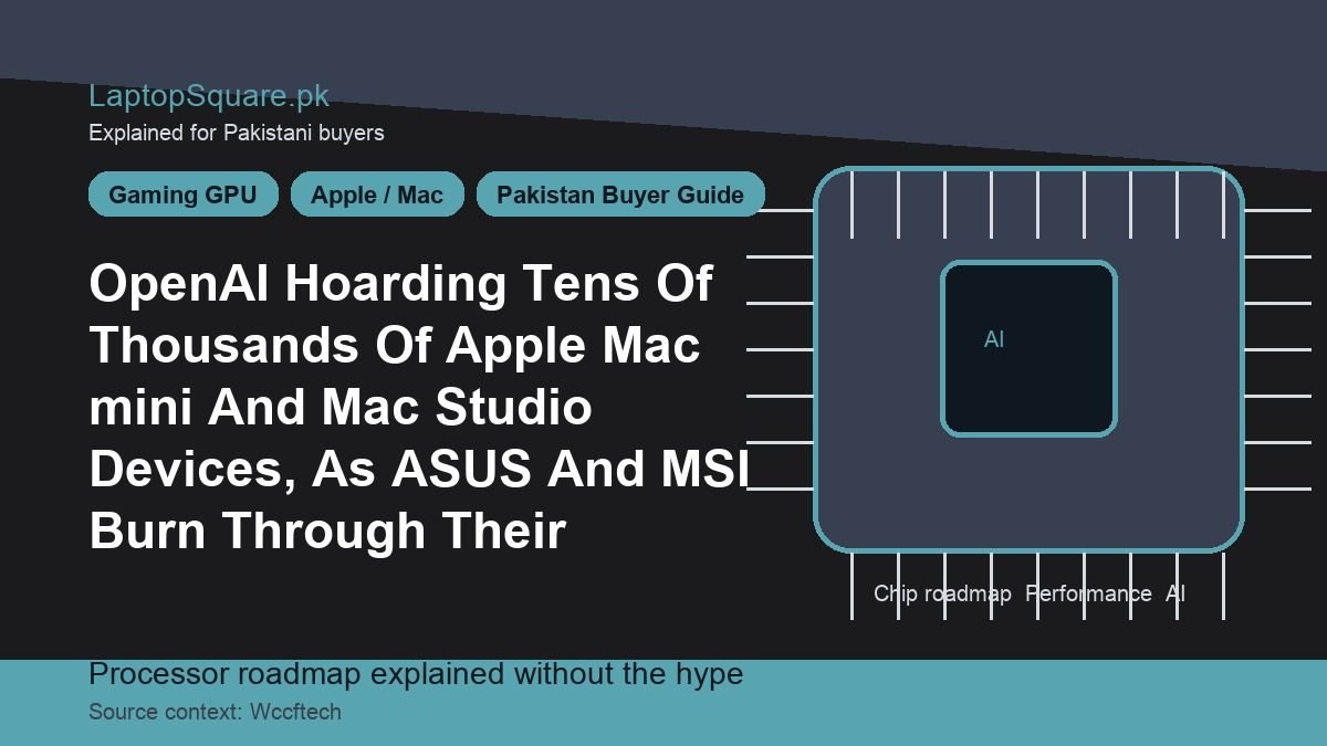 OpenAI Hoarding Tens Of Thousands Of Apple Mac mini And Mac Studio Devices, As ASUS And MSI Burn Through Their Entire First Batch Of NVIDIA RTX Spark Chip And Beg For More