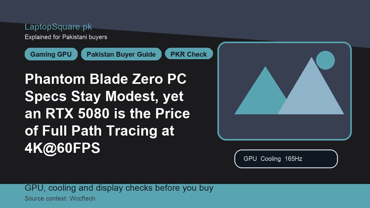 Phantom Blade Zero PC Specs Stay Modest, yet an RTX 5080 is the Price of Full Path Tracing at 4K@60FPS