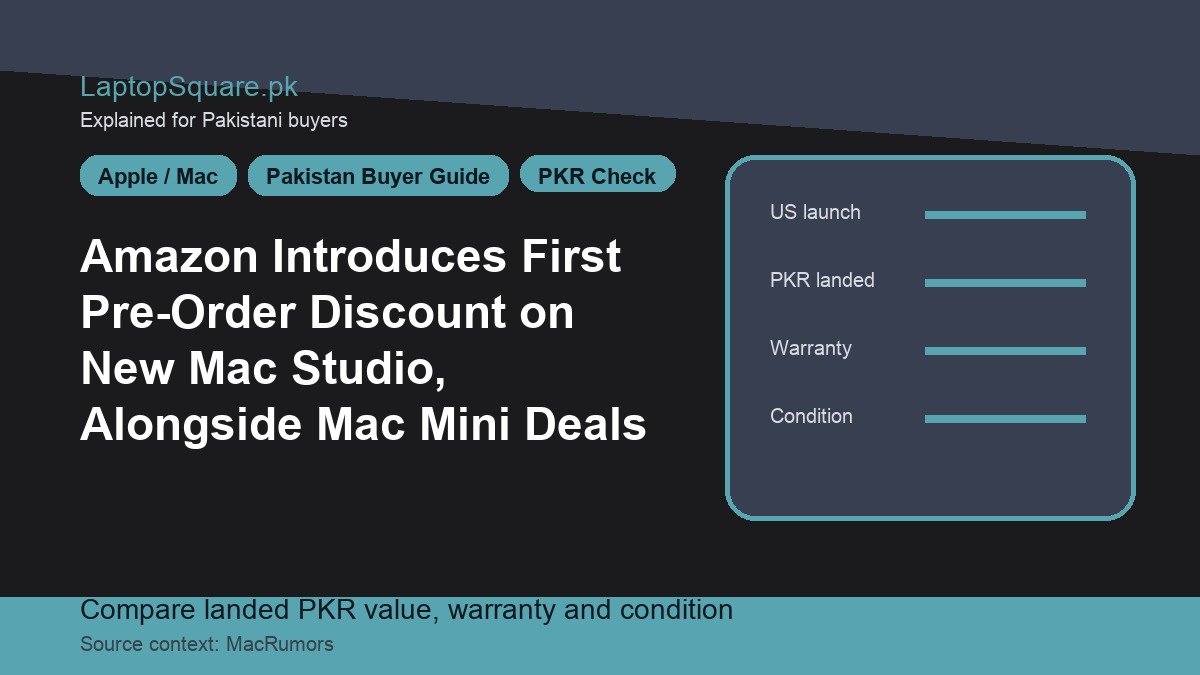 Amazon Introduces First Pre-Order Discount on New Mac Studio, Alongside Mac Mini Deals