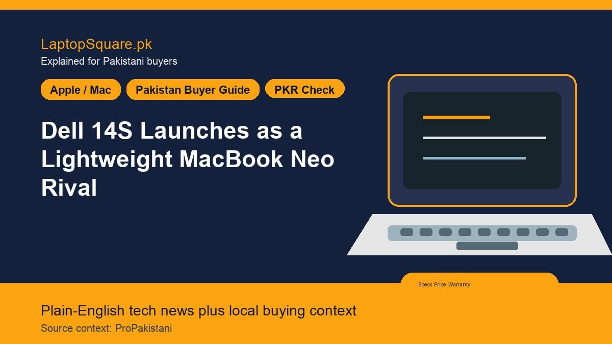 Dell 14S Launches as a Lightweight MacBook Neo Rival