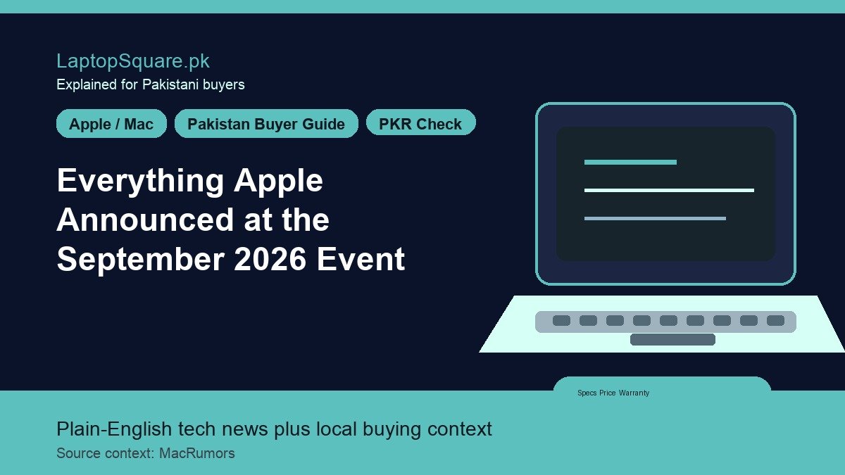 Everything Apple Announced at the September 2026 Event