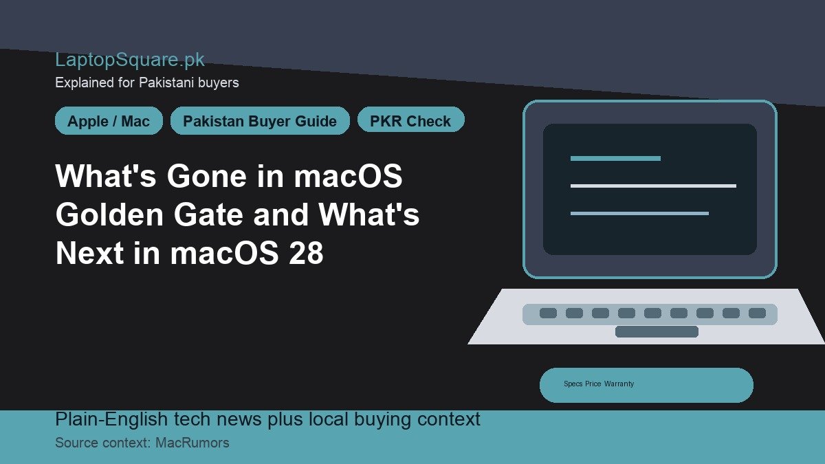 What’s Gone in macOS Golden Gate and What’s Next in macOS 28